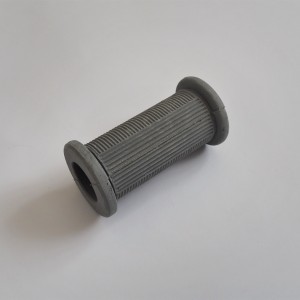 Rear footrest rubber, gray, Jawa, CZ